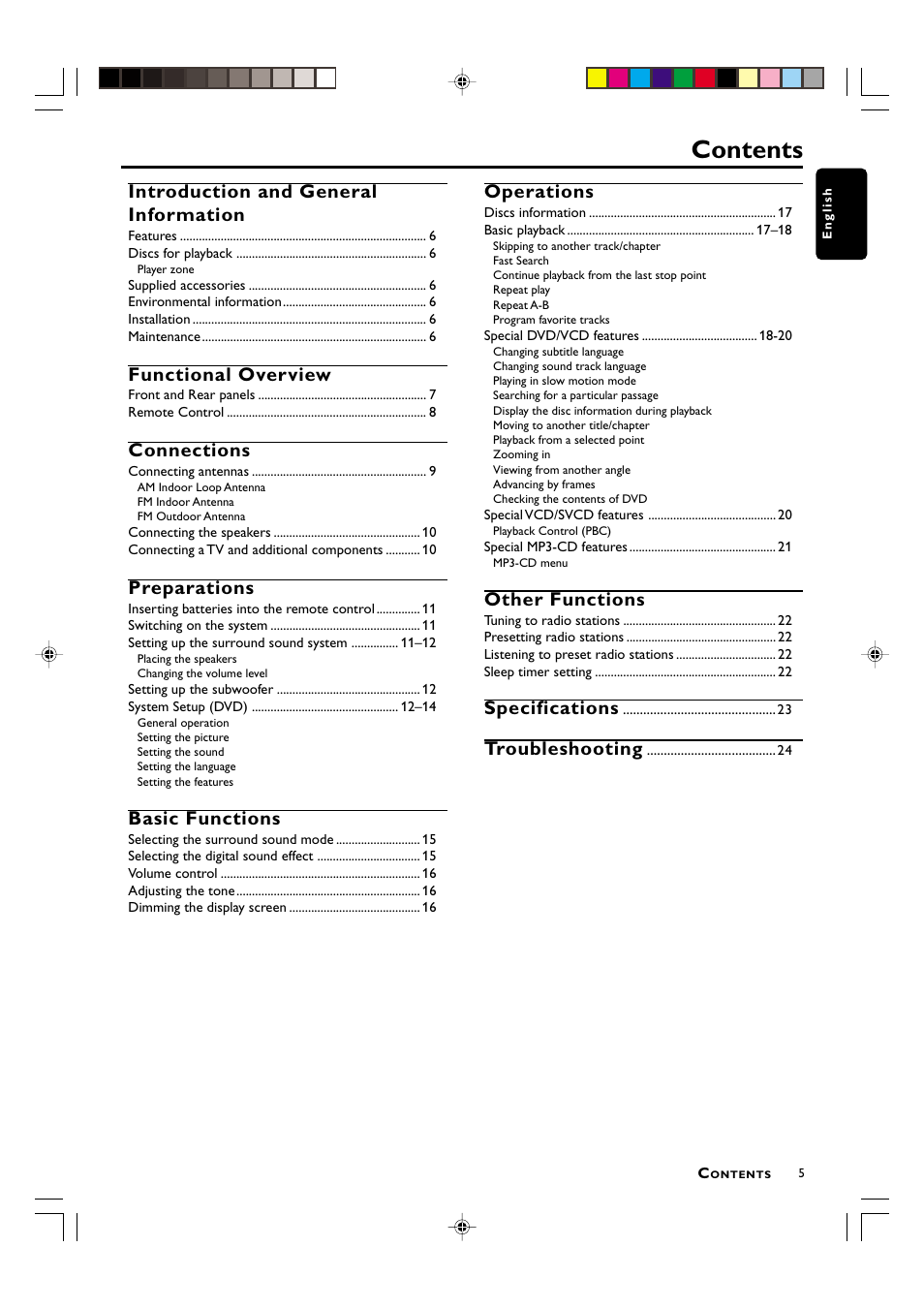 Philips MX-3700D User Manual | Page 7 / 27