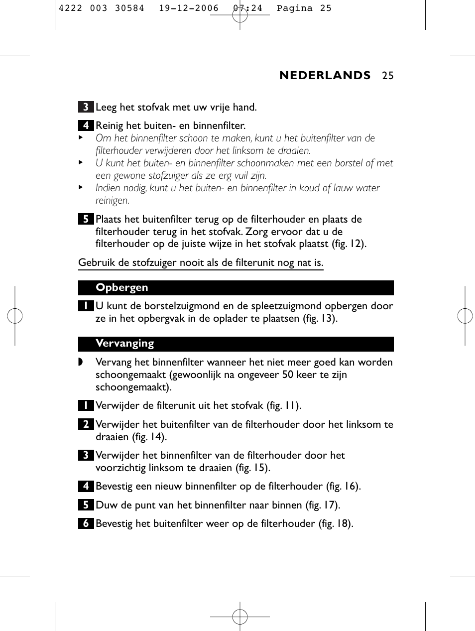 Philips FC6051 User Manual | Page 25 / 80