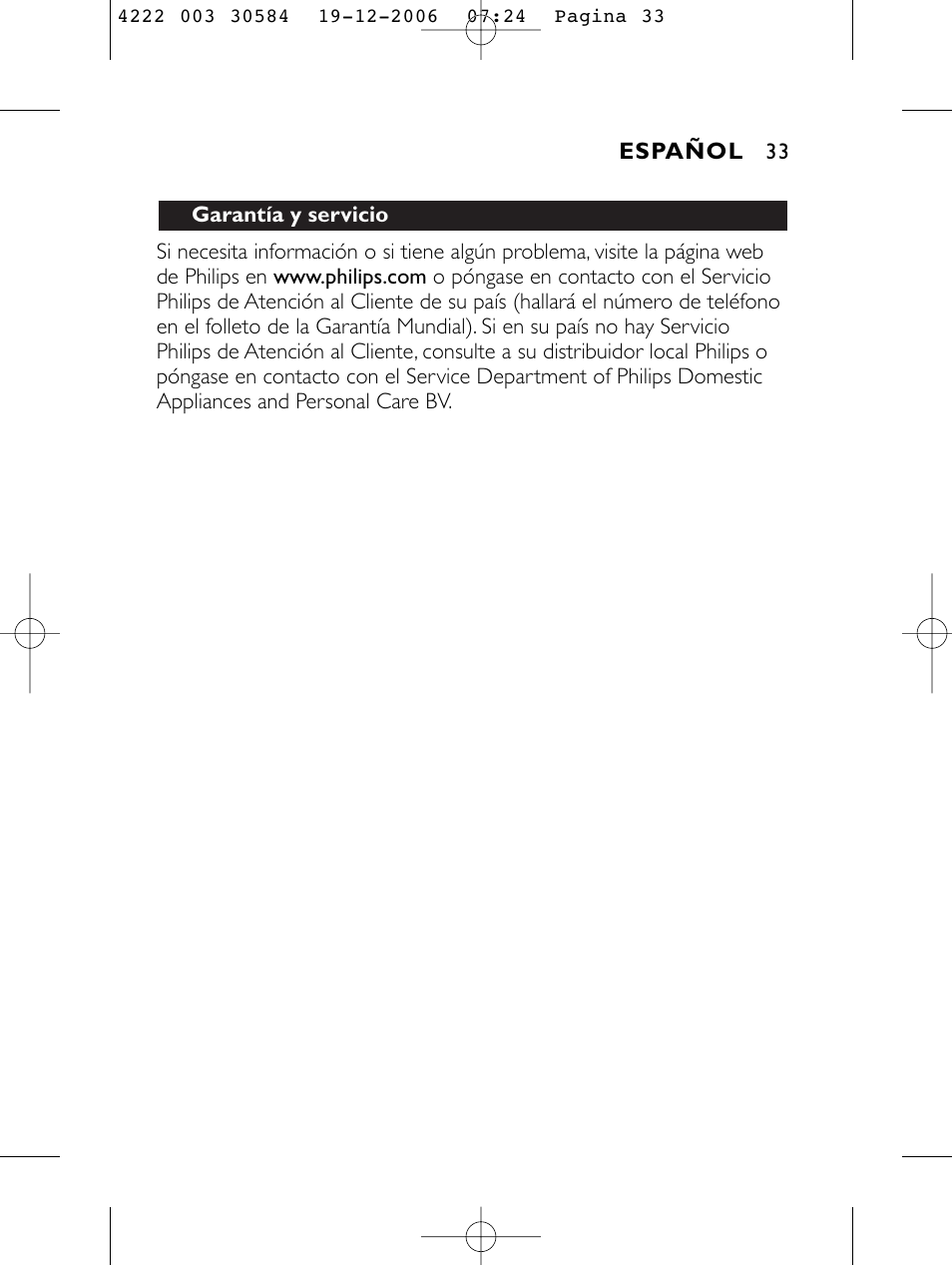 Philips FC6051 User Manual | Page 33 / 80