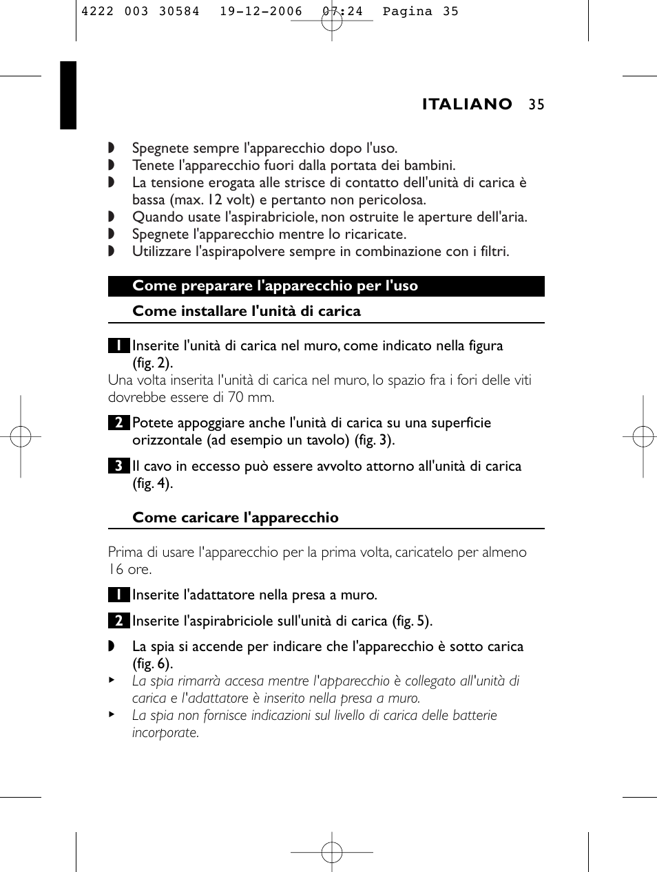 Philips FC6051 User Manual | Page 35 / 80