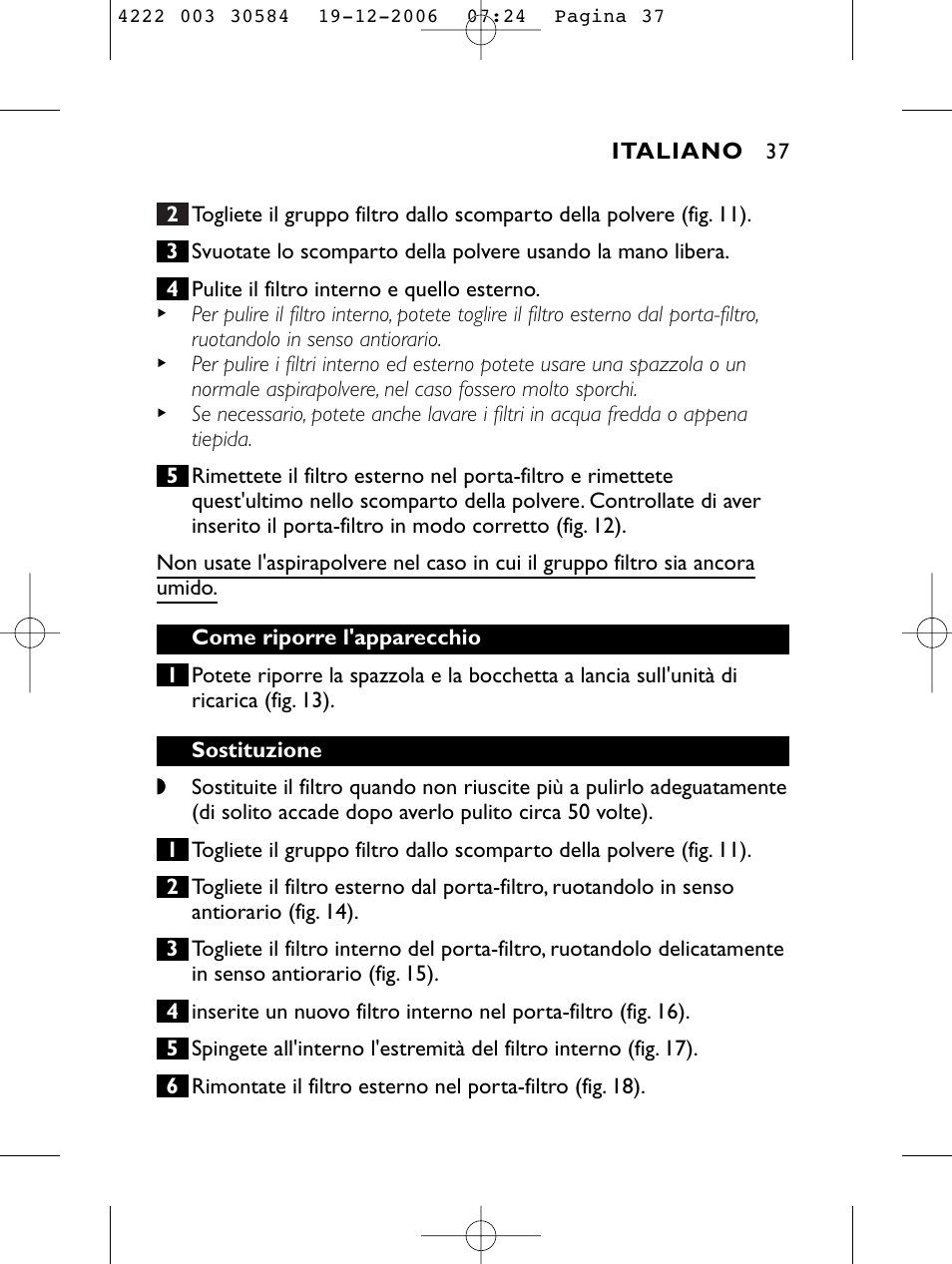 Philips FC6051 User Manual | Page 37 / 80