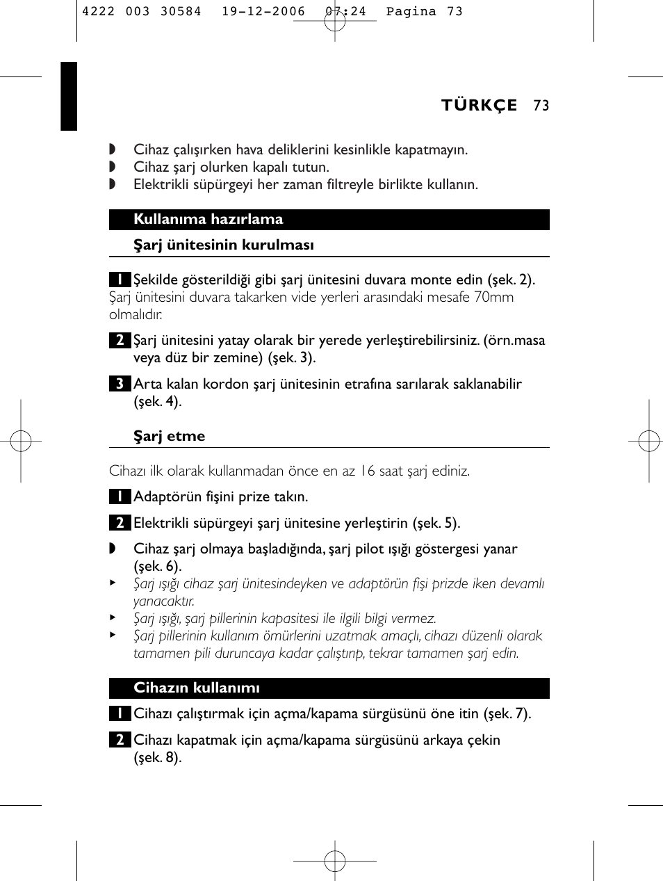 Philips FC6051 User Manual | Page 73 / 80
