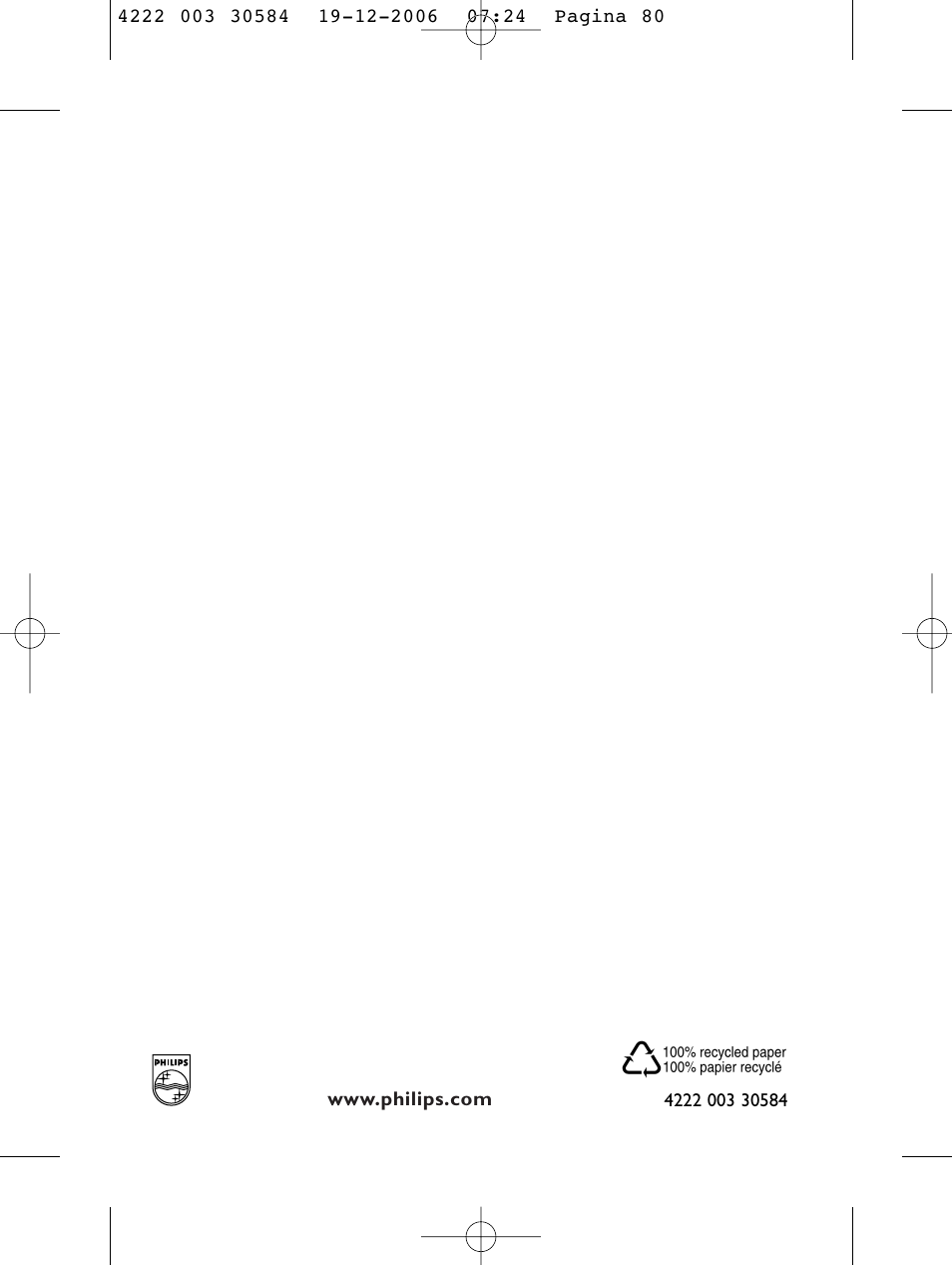 Philips FC6051 User Manual | Page 80 / 80