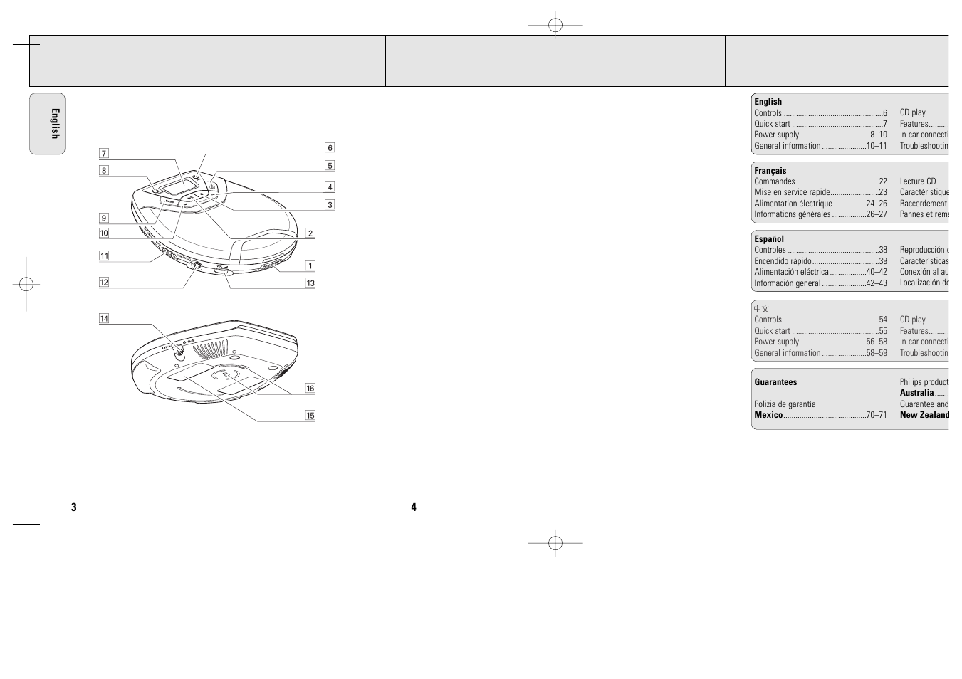 Philips AX2011 User Manual | Page 3 / 17