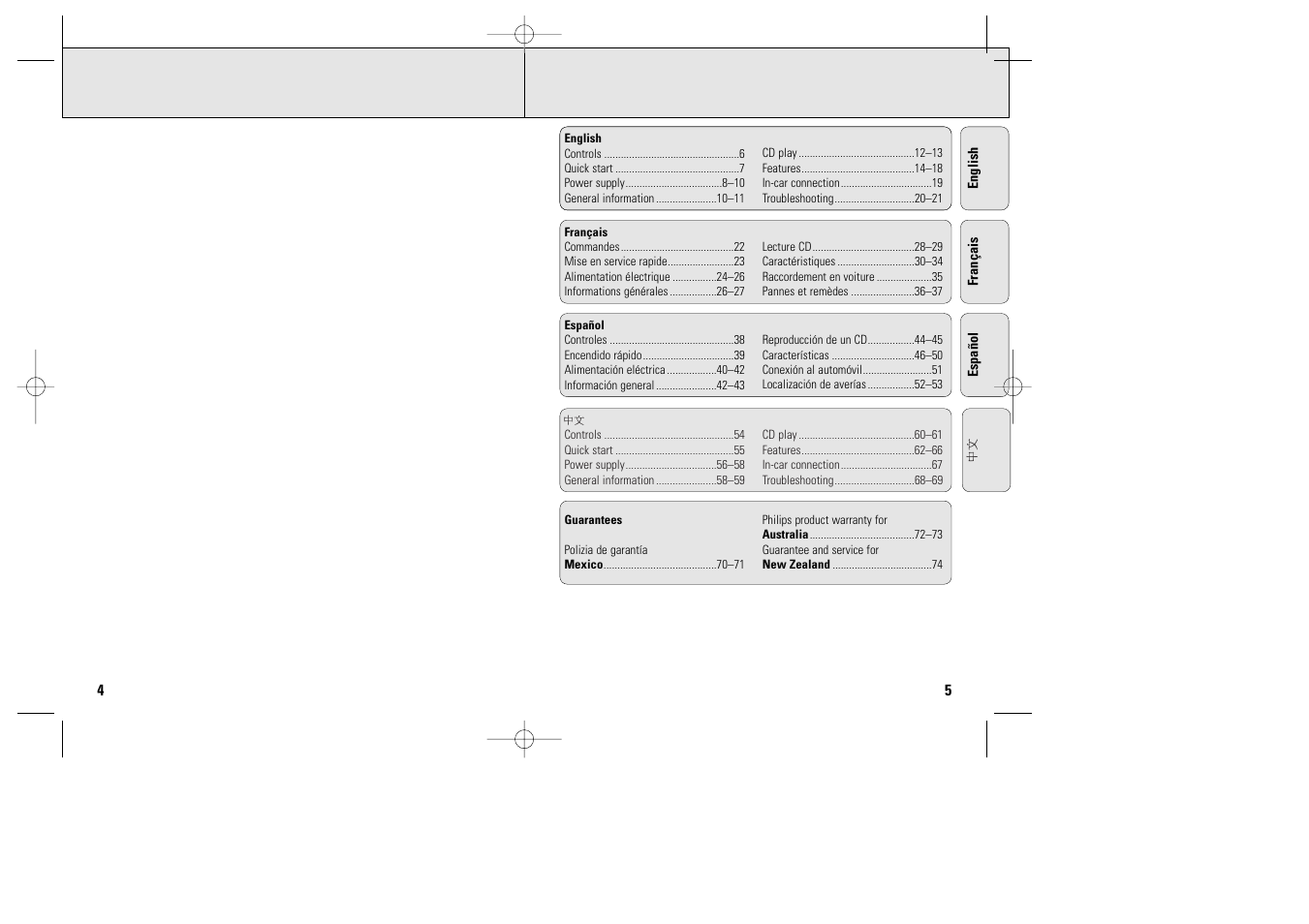 Philips AX2011 User Manual | Page 4 / 17