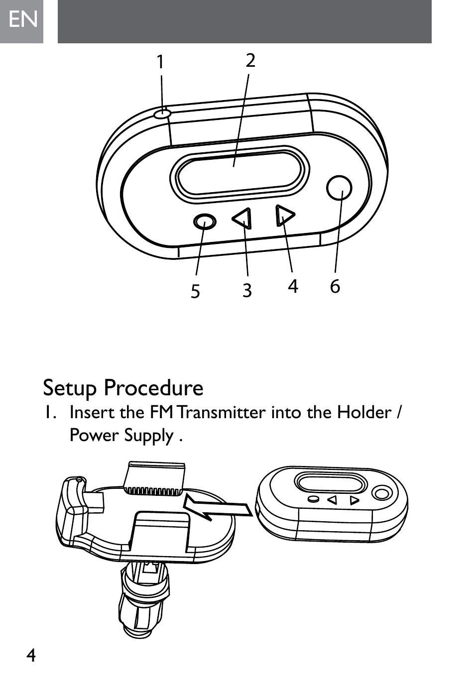 En setup procedure | Philips SJM2302 User Manual | Page 4 / 24