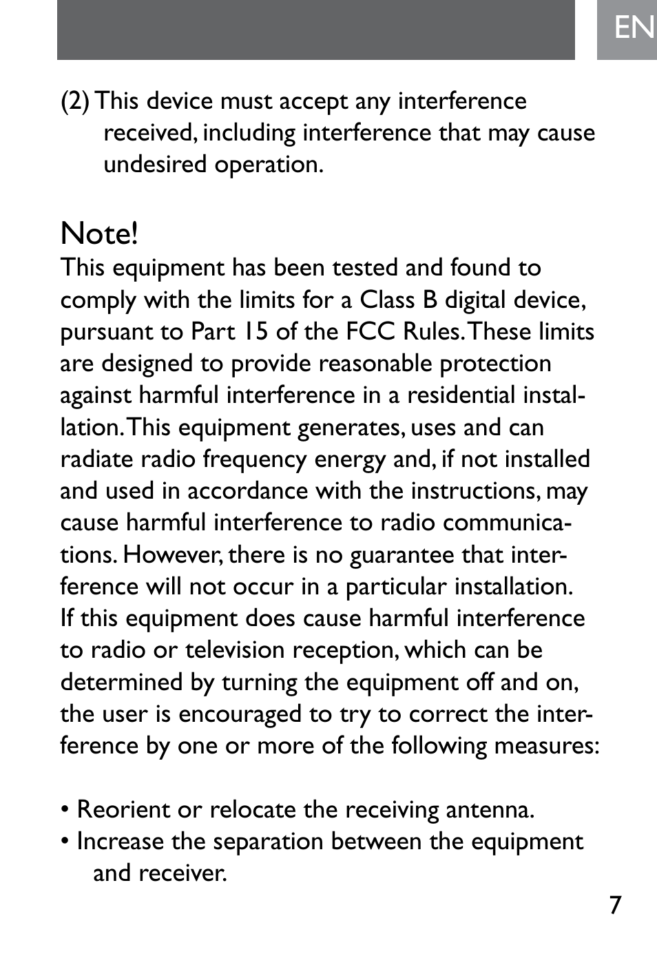 Philips SJM2302 User Manual | Page 7 / 24