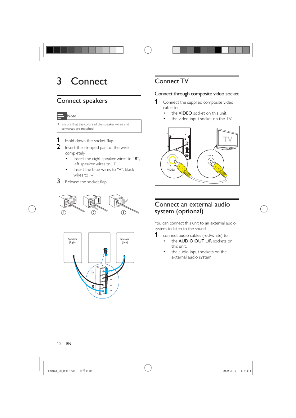 3 connect | Philips FWD154/98 User Manual | Page 11 / 32