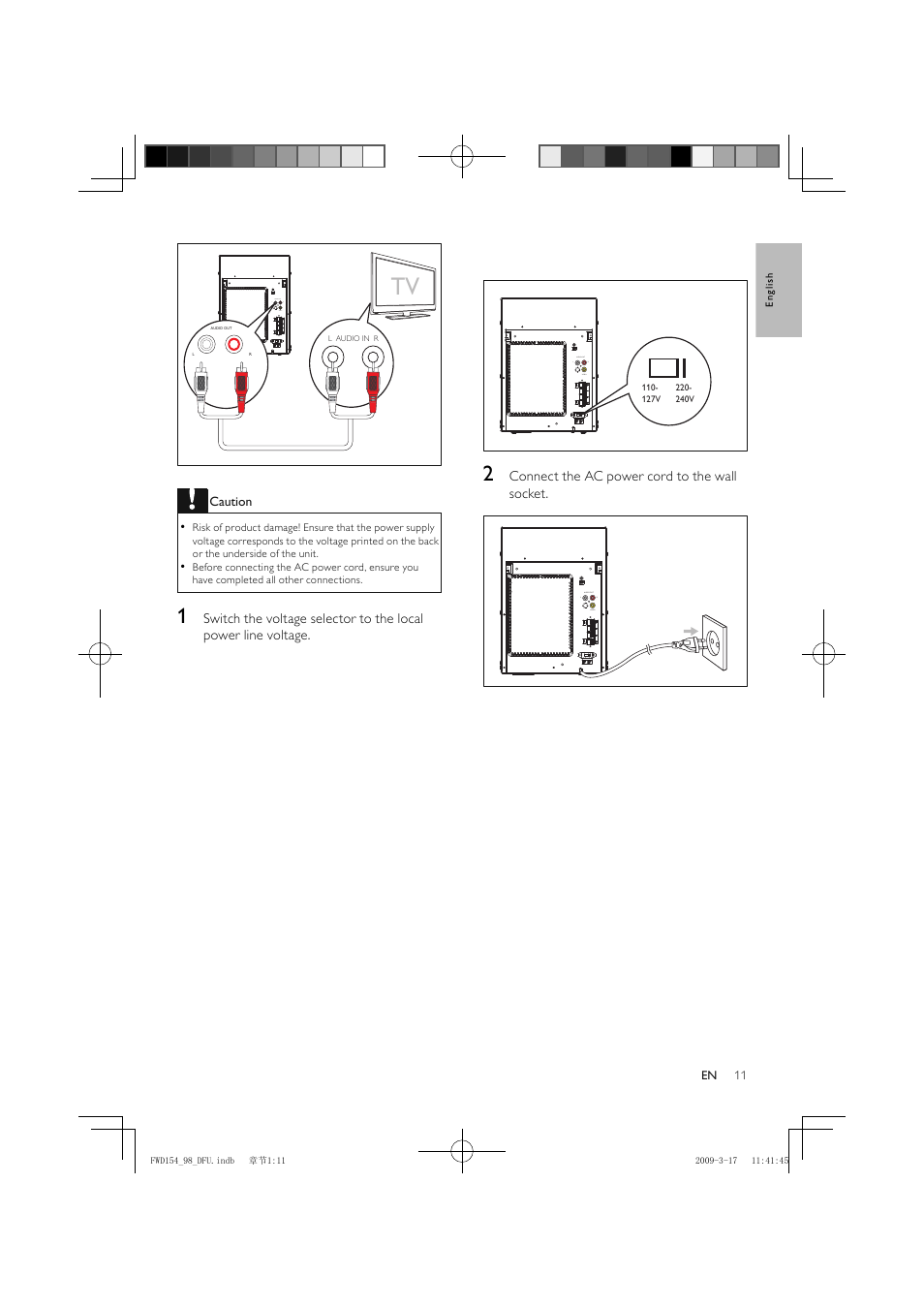 Philips FWD154/98 User Manual | Page 12 / 32