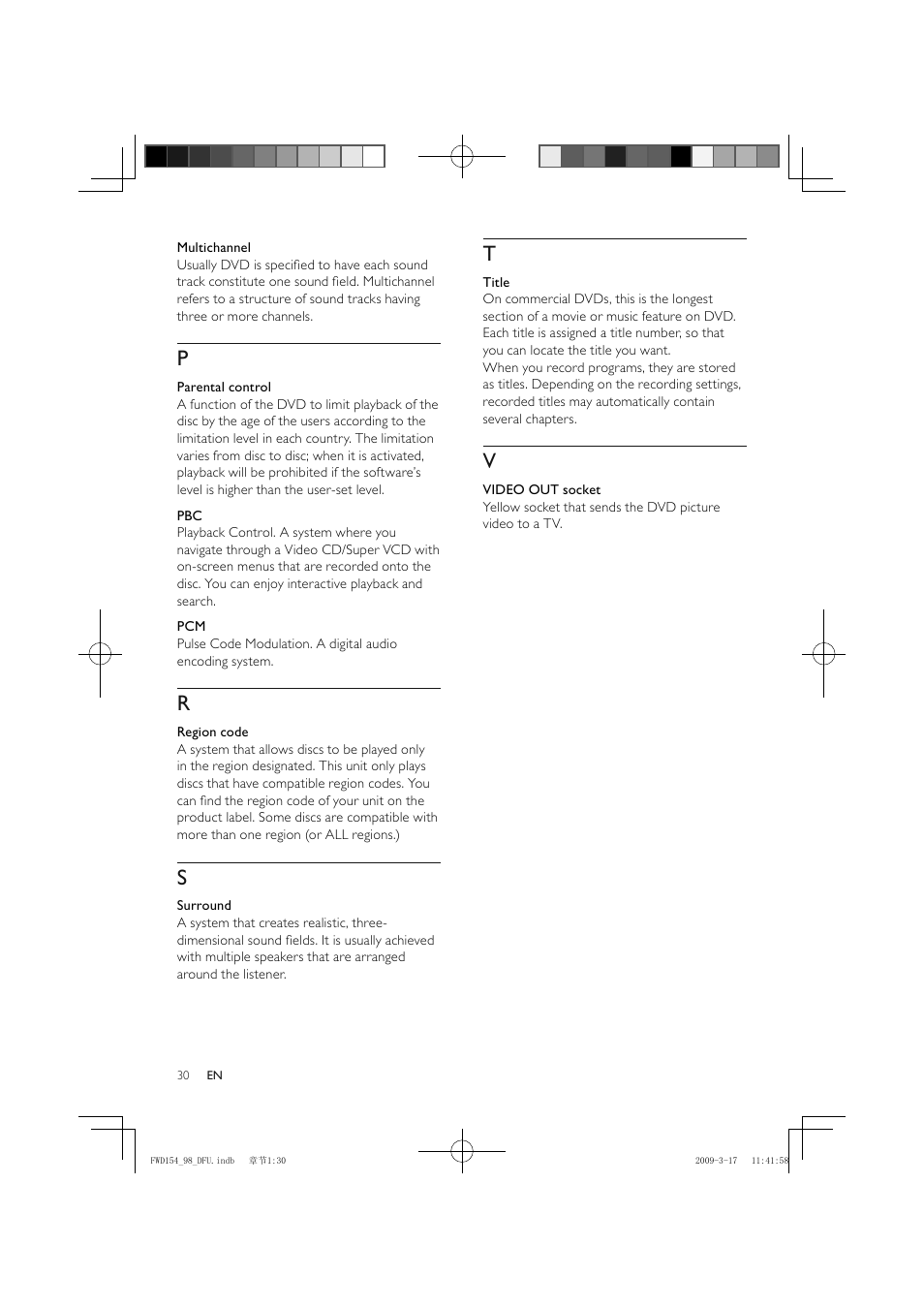 Philips FWD154/98 User Manual | Page 31 / 32