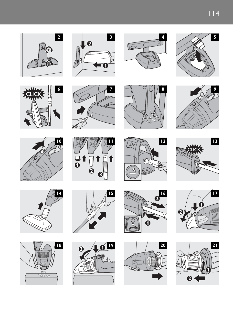 Philips FC6090 User Manual | Page 114 / 116