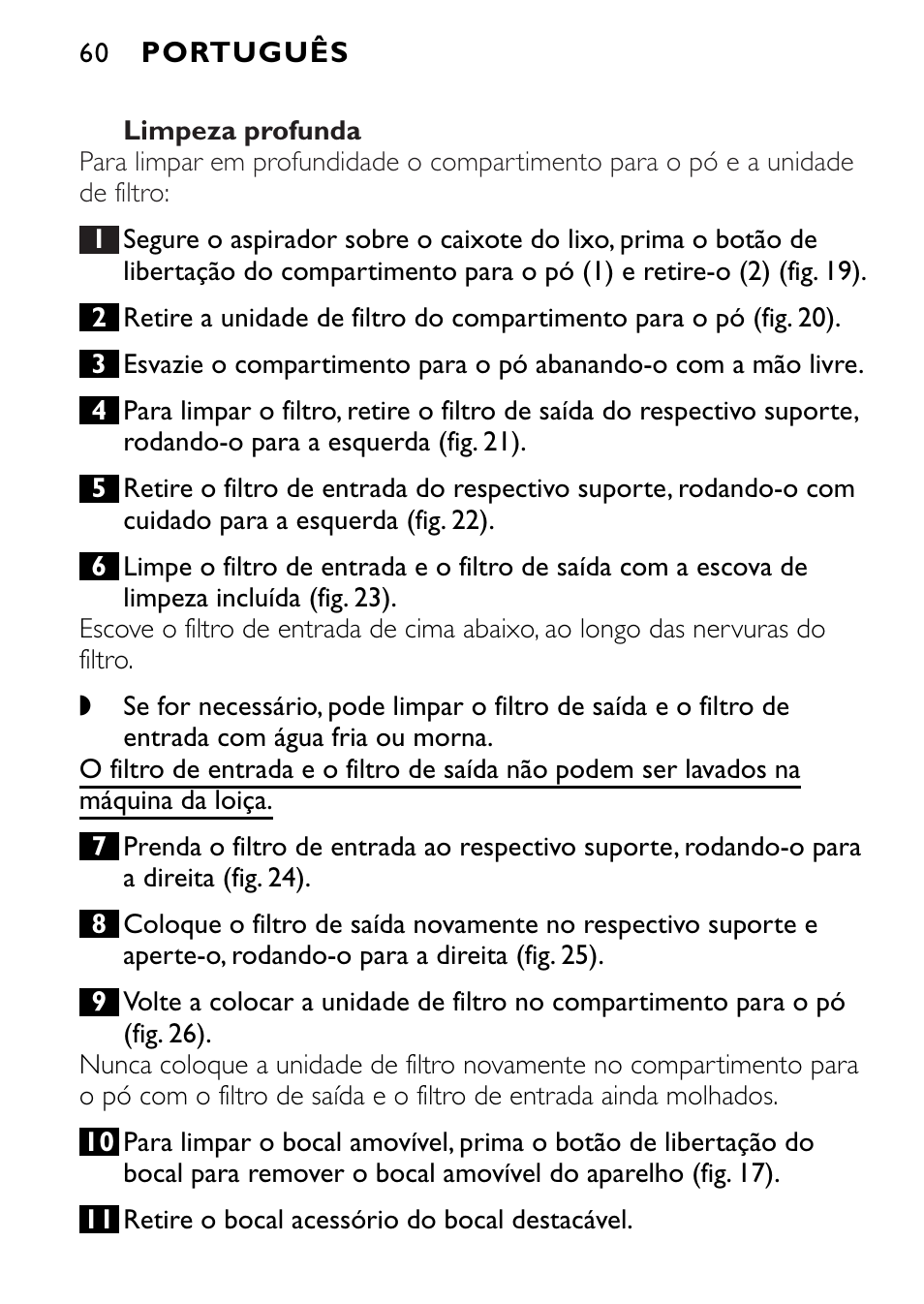 Philips FC6090 User Manual | Page 60 / 116