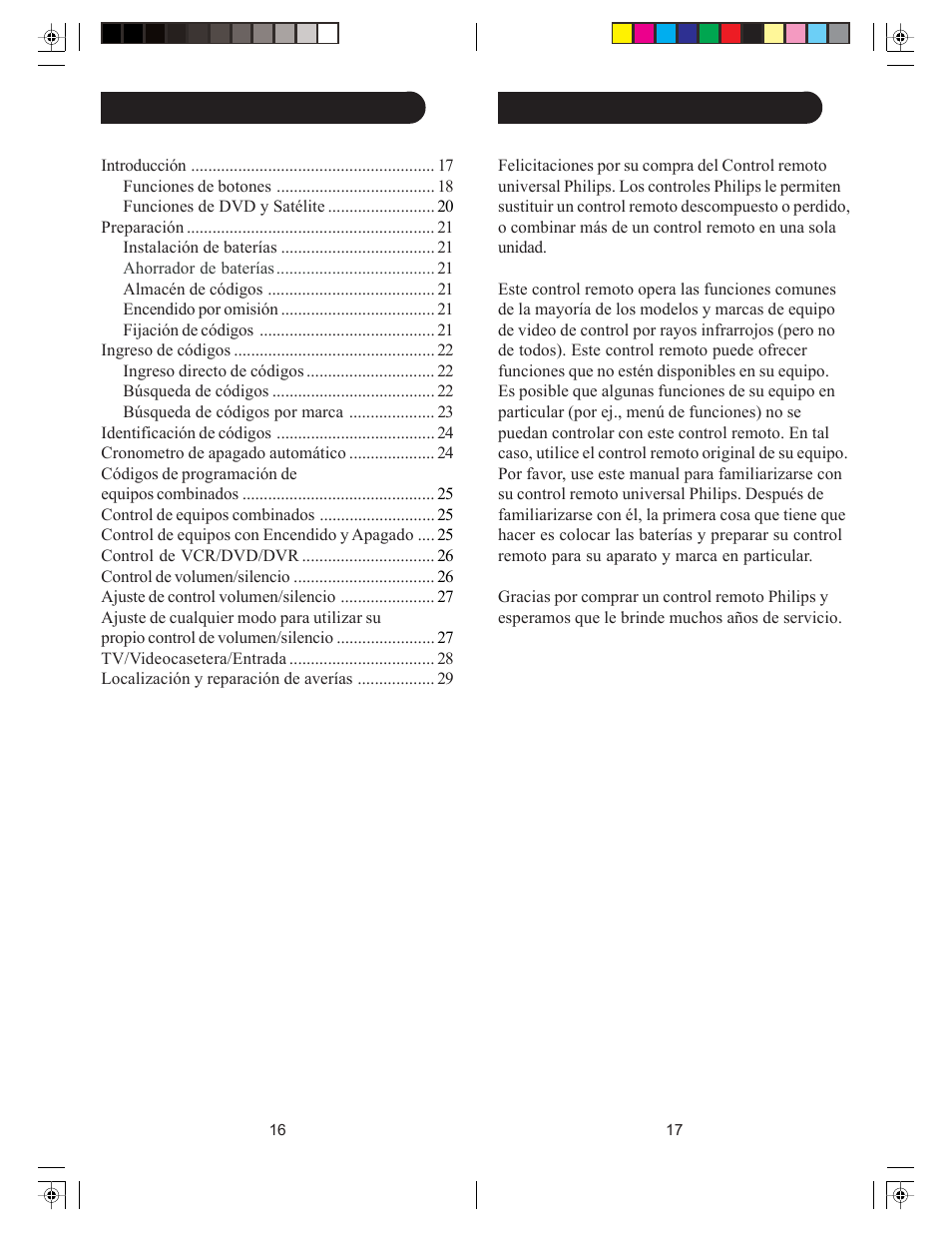 Philips src3036wm/17 User Manual | Page 10 / 35