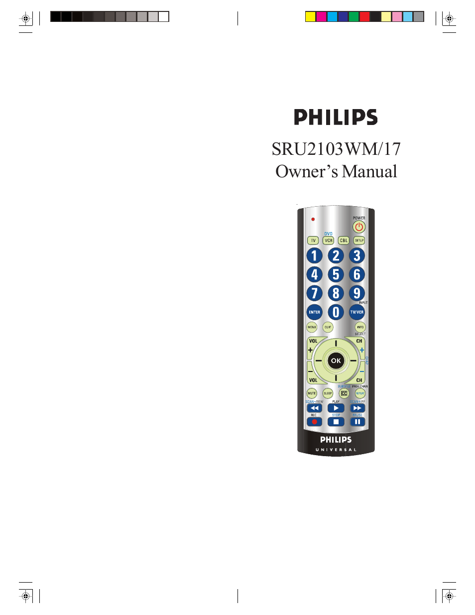 Philips src3036wm/17 User Manual | Page 2 / 35