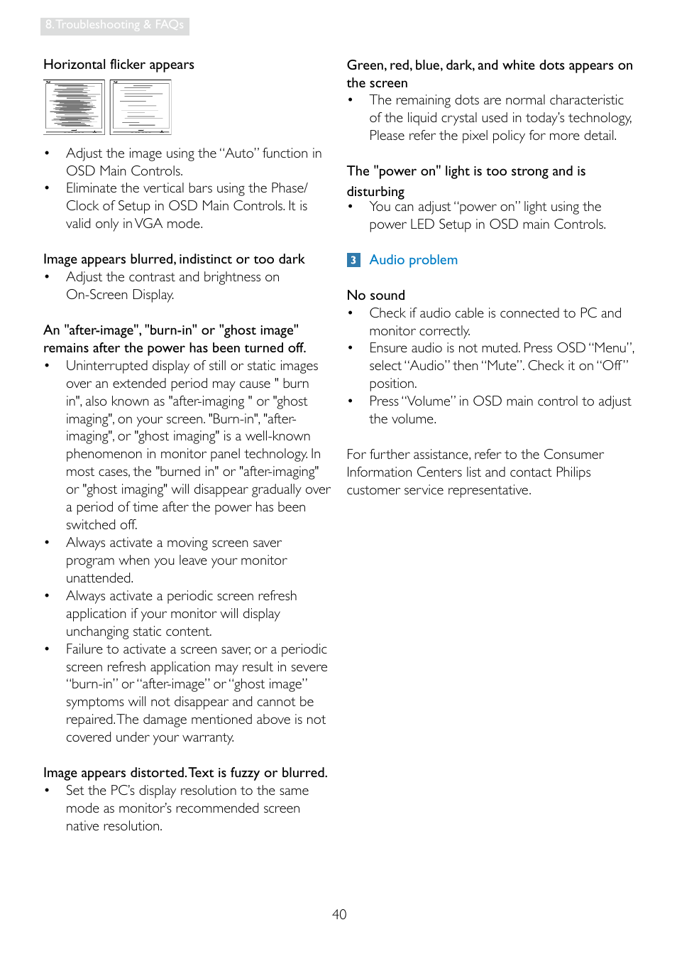 Philips 248X3LF User Manual | Page 42 / 47