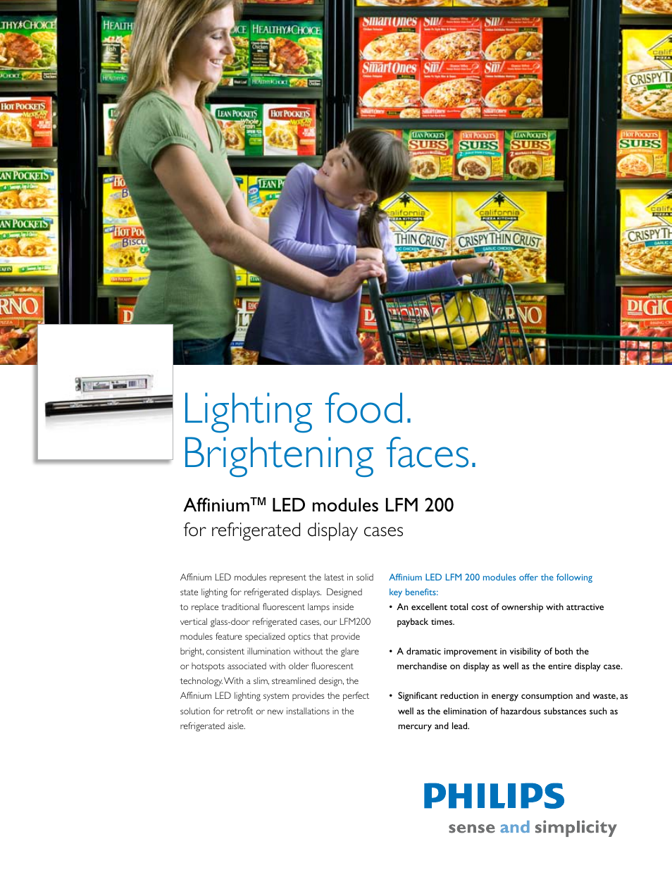 Philips Affinium LFM 200 User Manual | 4 pages