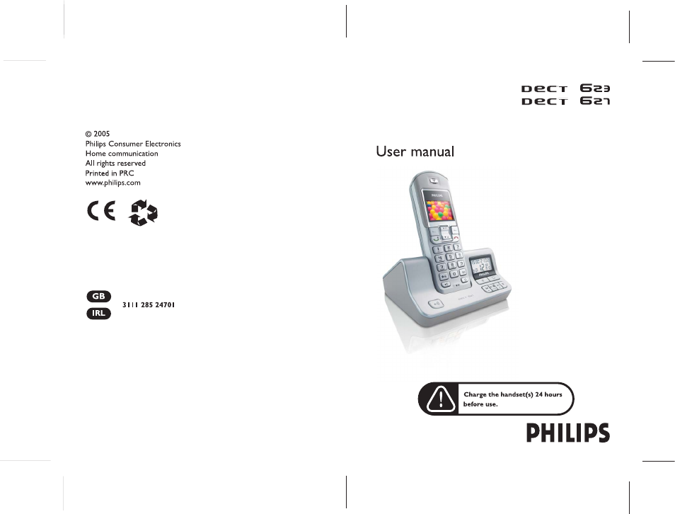 Philips DECT 627 User Manual | 58 pages