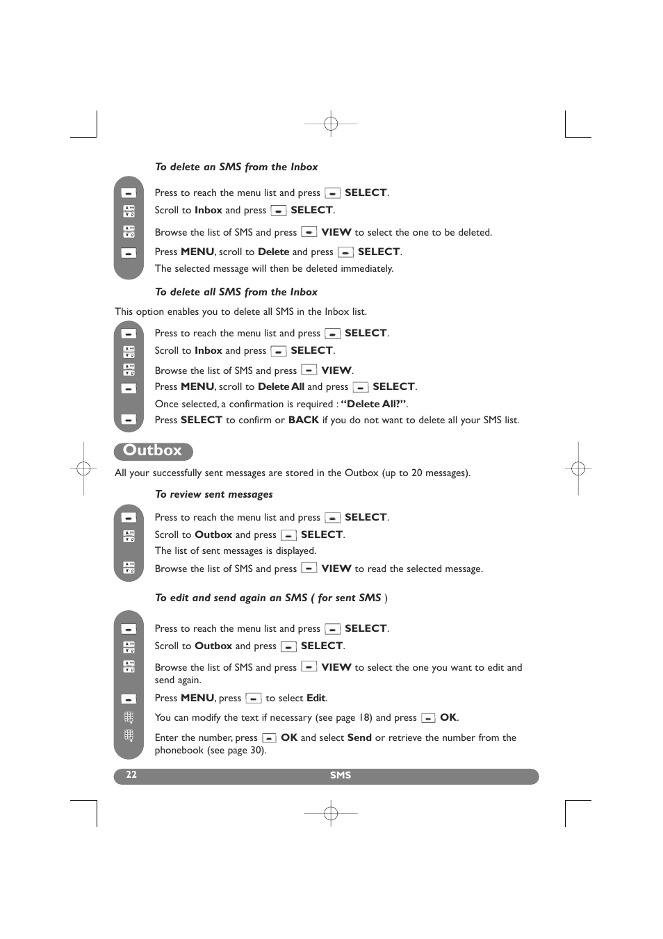 Outbox | Philips DECT 627 User Manual | Page 23 / 58