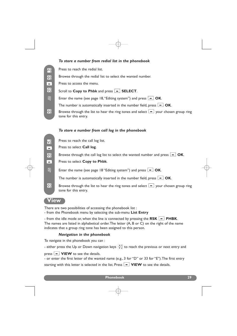 View | Philips DECT 627 User Manual | Page 30 / 58