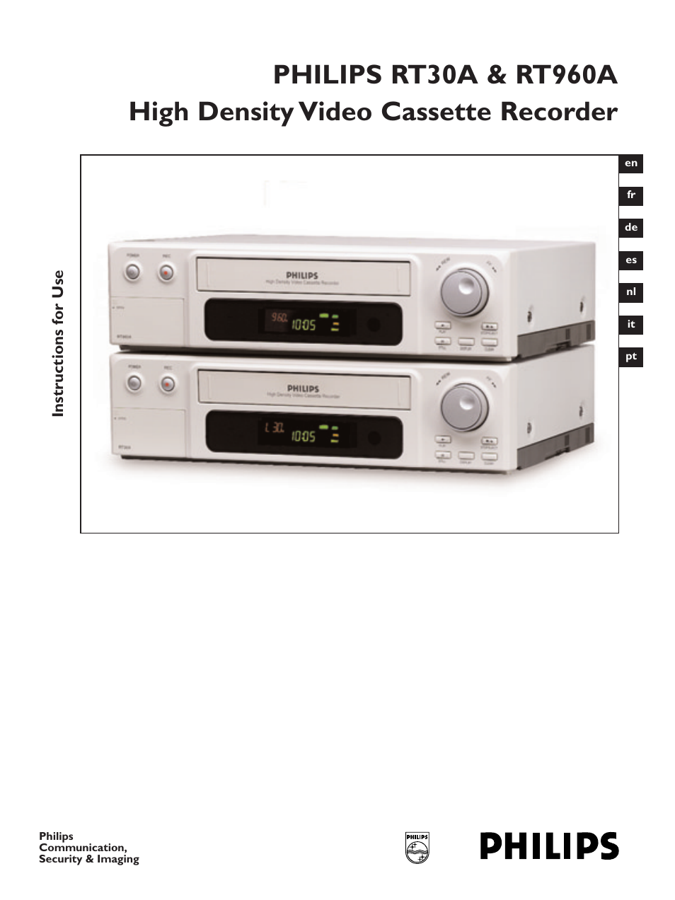 Philips RT30A User Manual | 26 pages