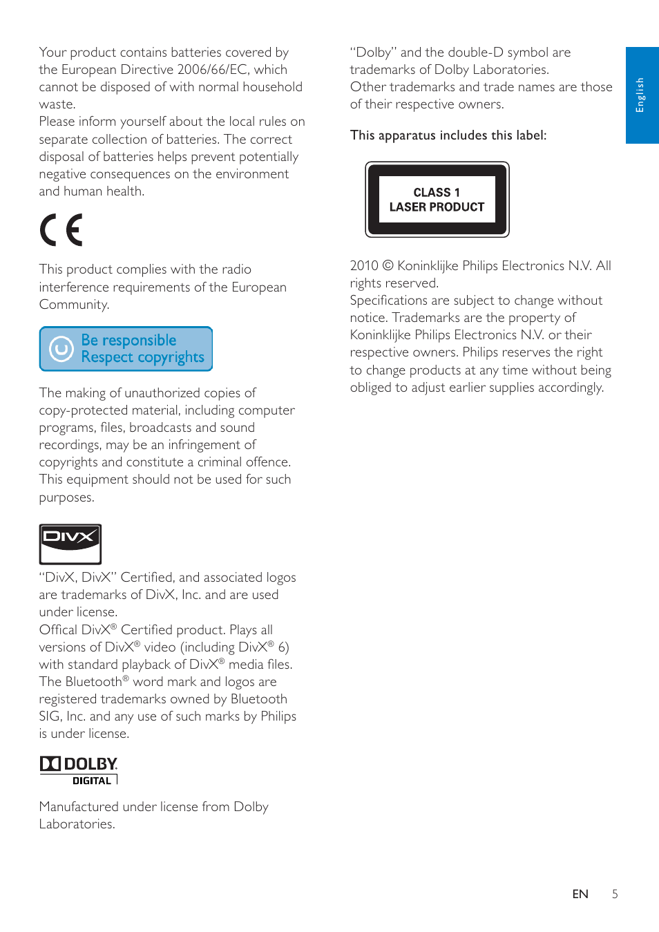 Philips CID3692 User Manual | Page 5 / 33