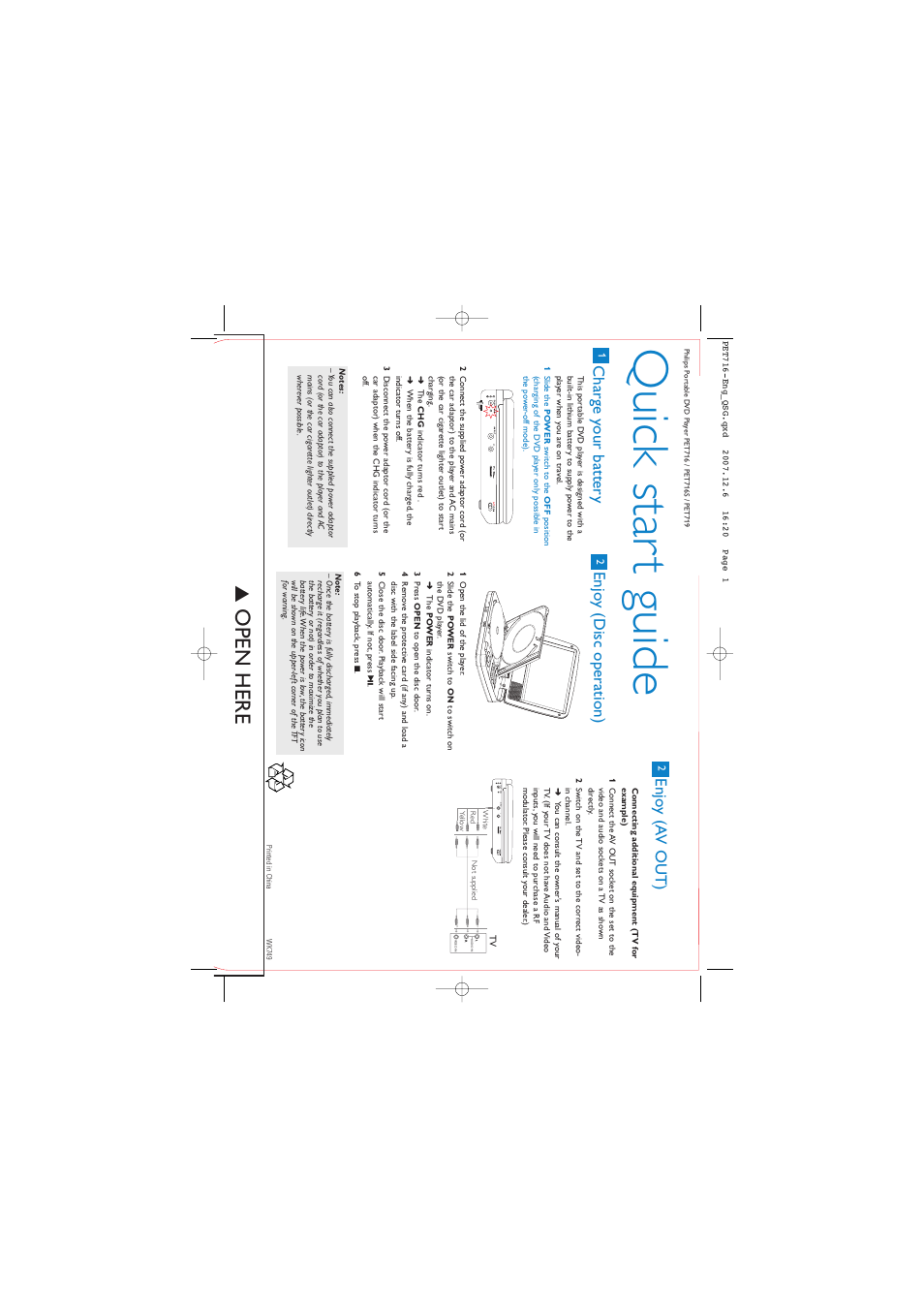 Philips PET719/12 User Manual | 1 page