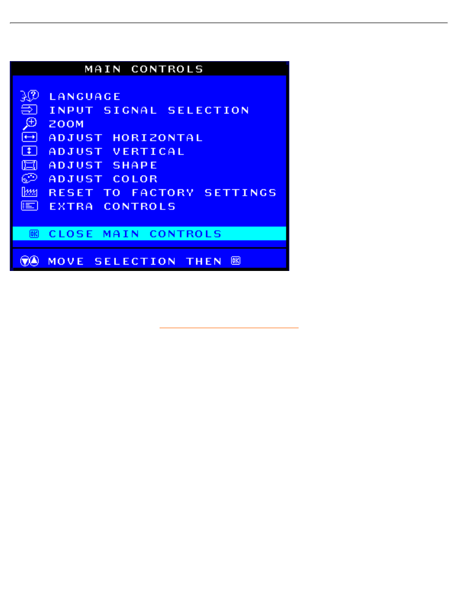 Close main controls | Philips 105S20 User Manual | Page 79 / 84