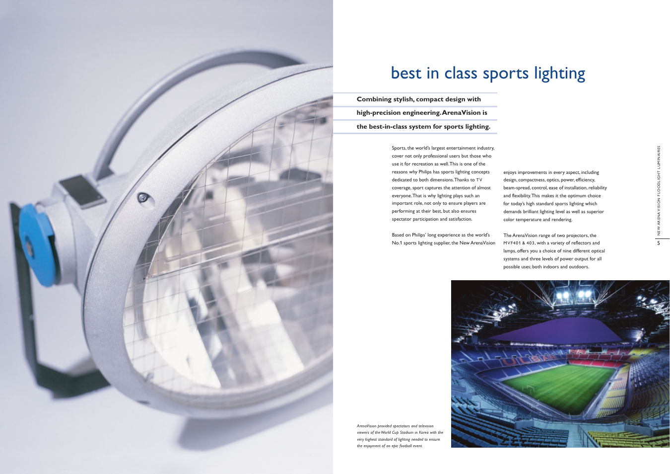 Best in class sports lighting | Philips 403 User Manual | Page 3 / 8