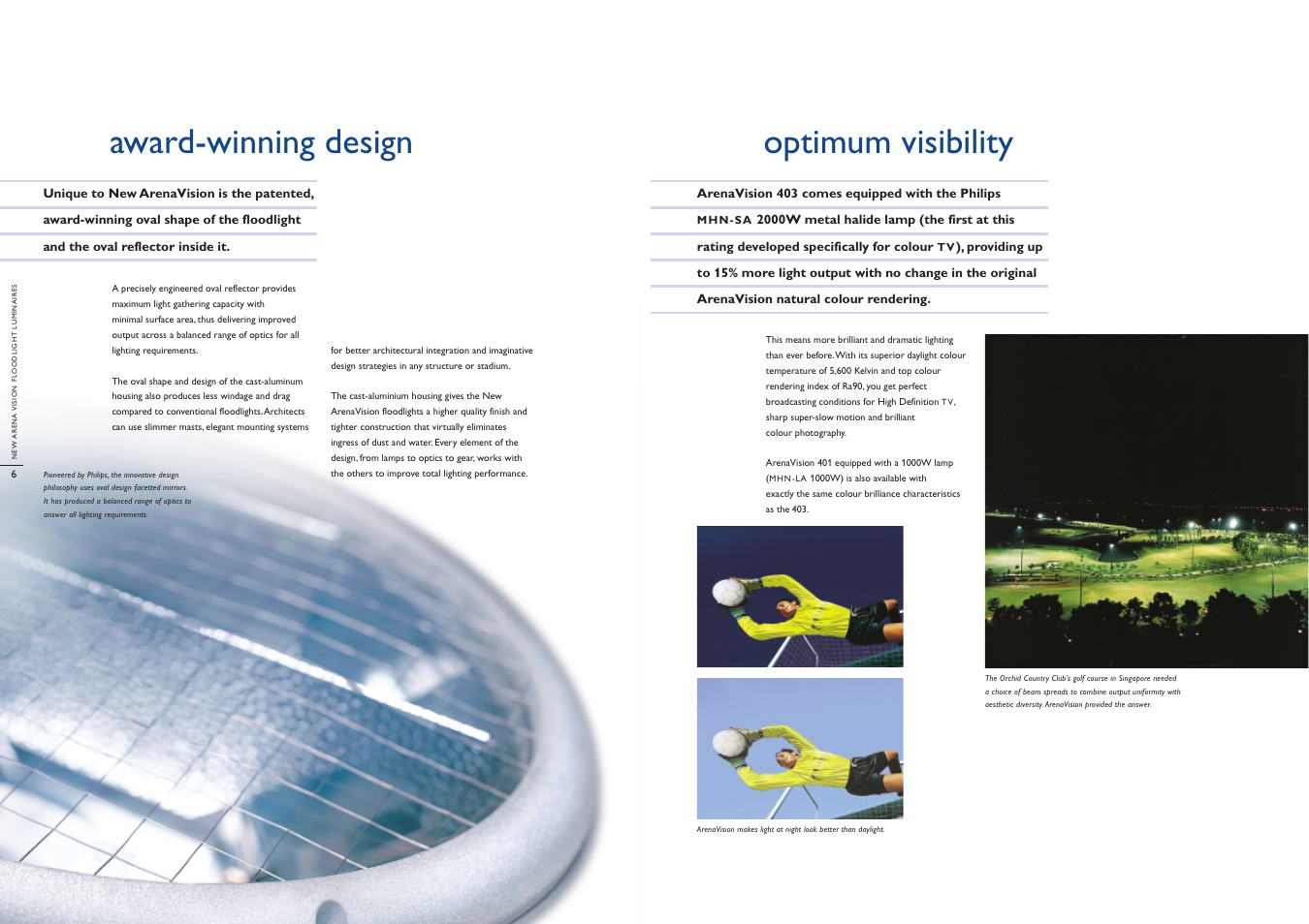 Optimum visibility, Award-winning design | Philips 403 User Manual | Page 4 / 8