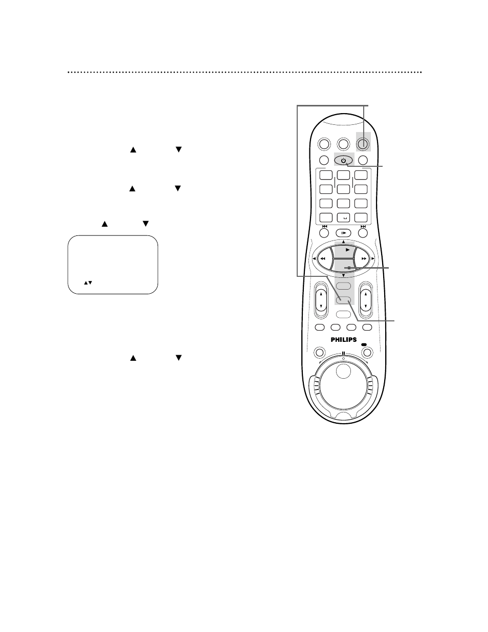 Setting the clock (cont’d) 17, Manual pbs channel selection | Philips VR1010BP User Manual | Page 17 / 84