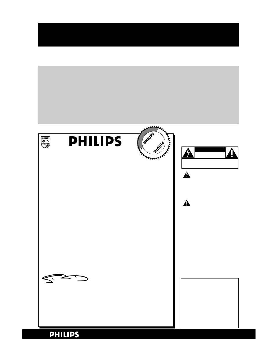 Safety, Warranty verification, Owner confirmation | Model registration, Hurry, Know these, Symbols, For customer use | Philips VR1010BP User Manual | Page 2 / 84