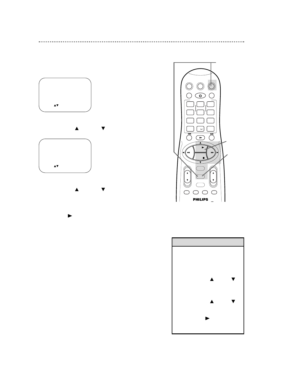 20 language selection, Helpful hint | Philips VR1010BP User Manual | Page 20 / 84