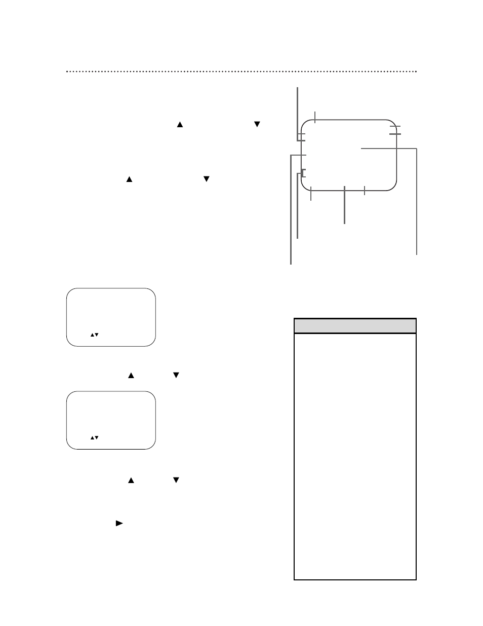 28 on-screen status displays | Philips VR1010BP User Manual | Page 28 / 84