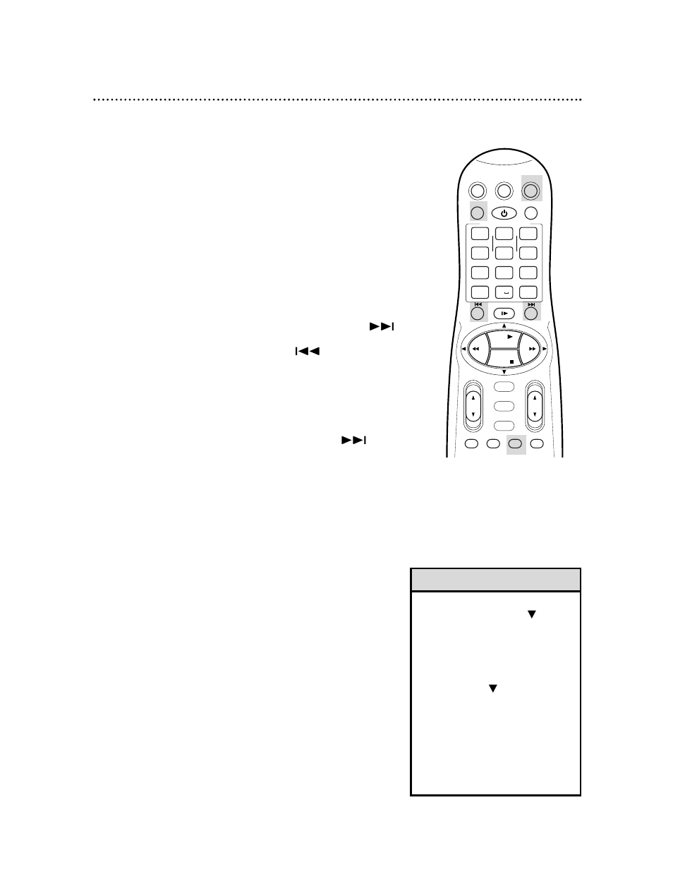 Search options 61, Index search, Helpful hints skip search | Philips VR1010BP User Manual | Page 61 / 84