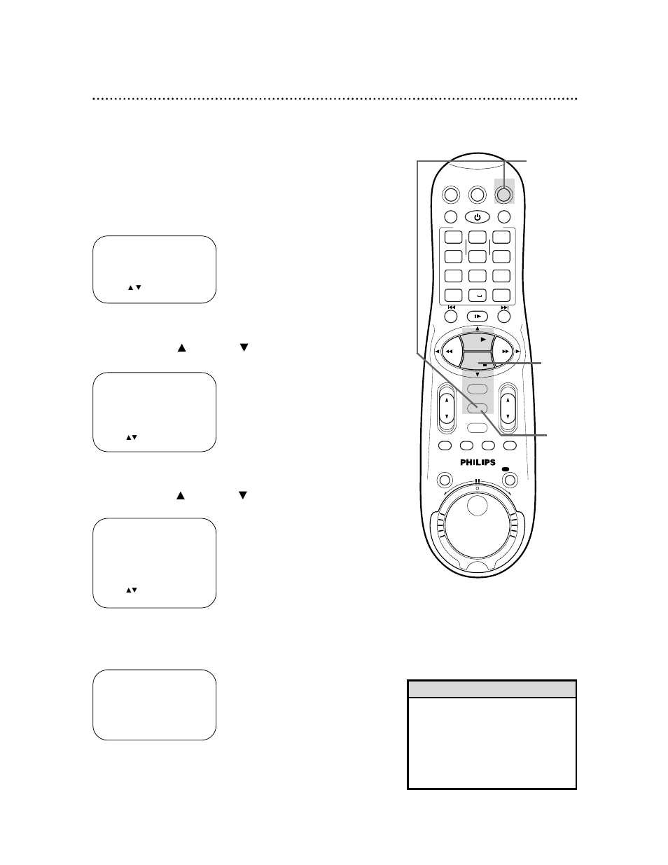 Tape manager (cont’d) 65, Helpful hints | Philips VR1010BP User Manual | Page 65 / 84