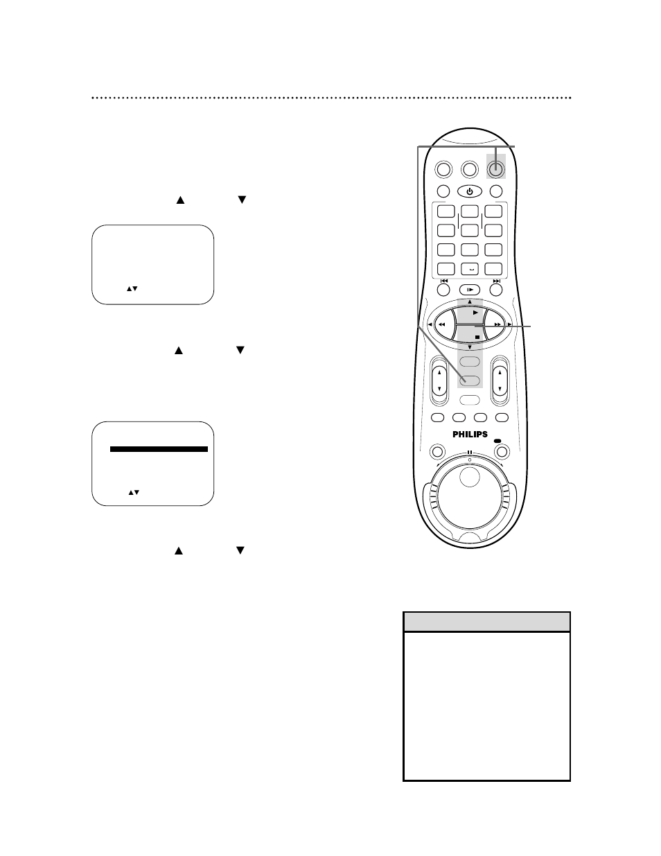 Tape manager (cont’d) 71, Find blank space, Helpful hint | Philips VR1010BP User Manual | Page 71 / 84