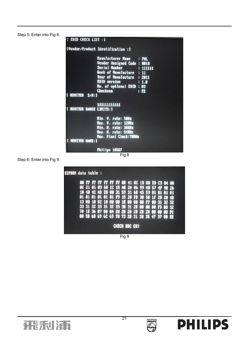 Philips 107B7 User Manual | Page 21 / 80