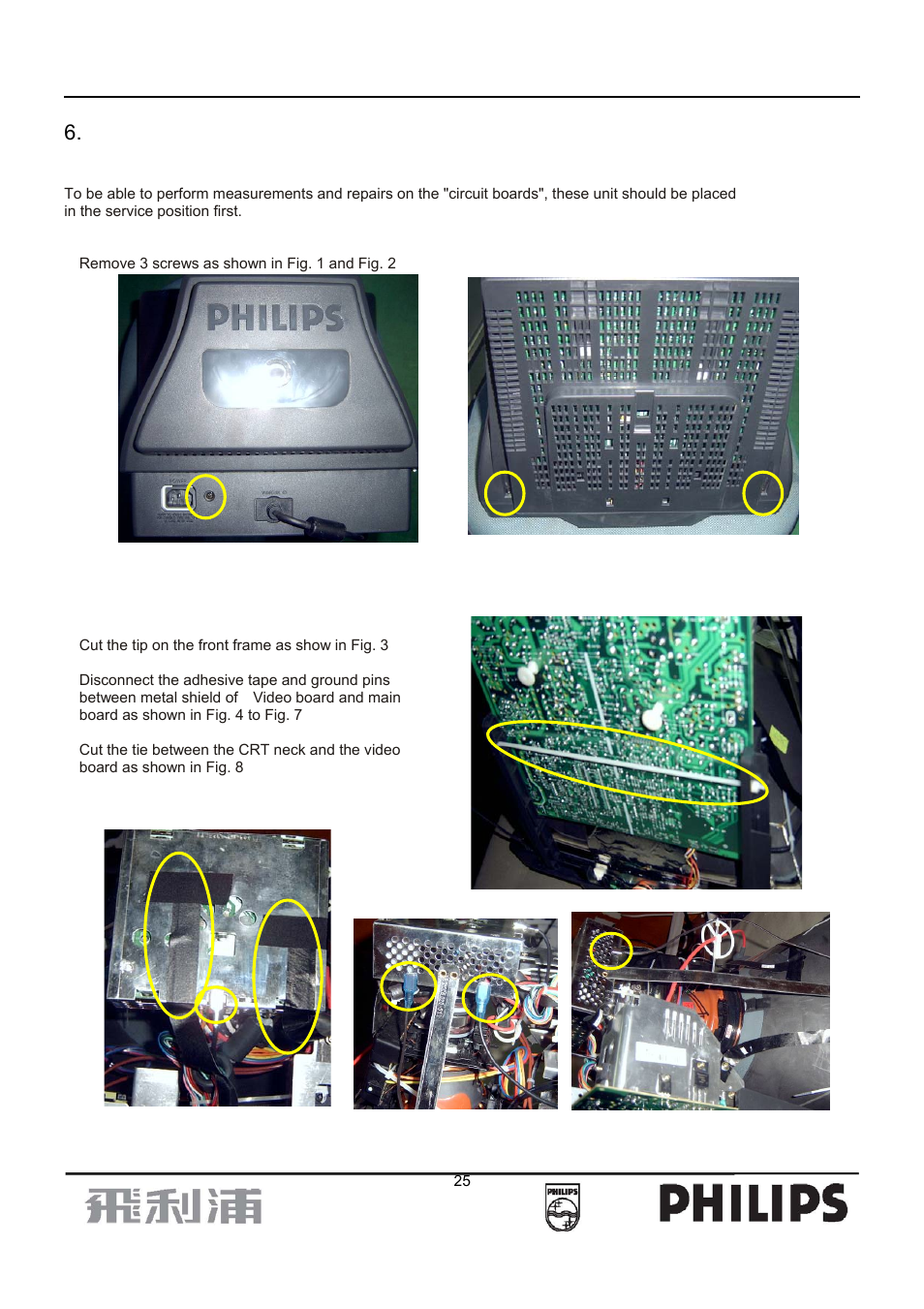 Mechanical instructions | Philips 107B7 User Manual | Page 25 / 80