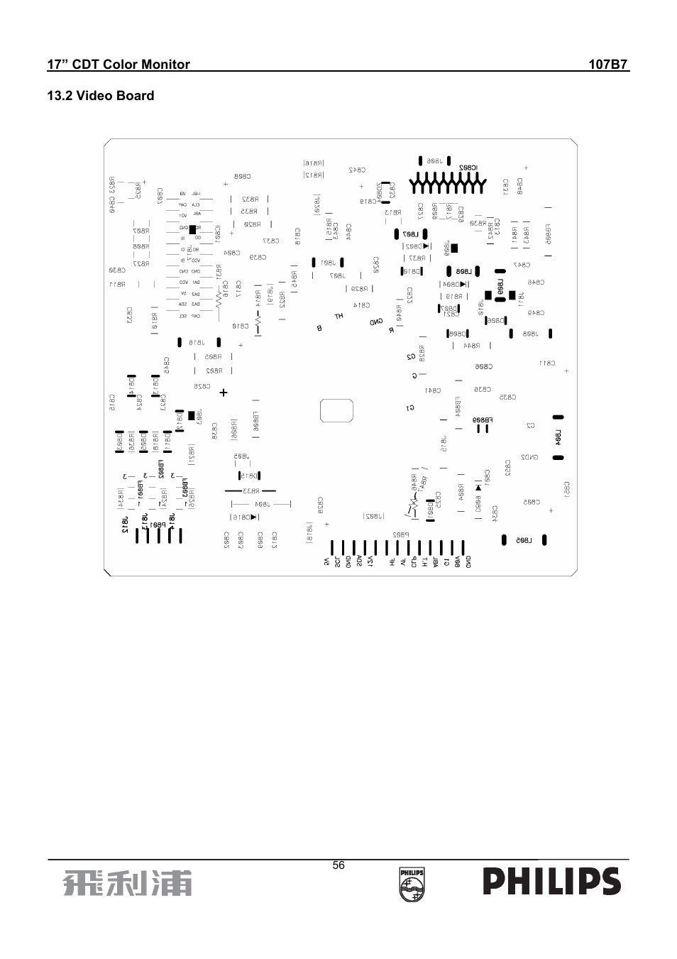 Philips 107B7 User Manual | Page 56 / 80