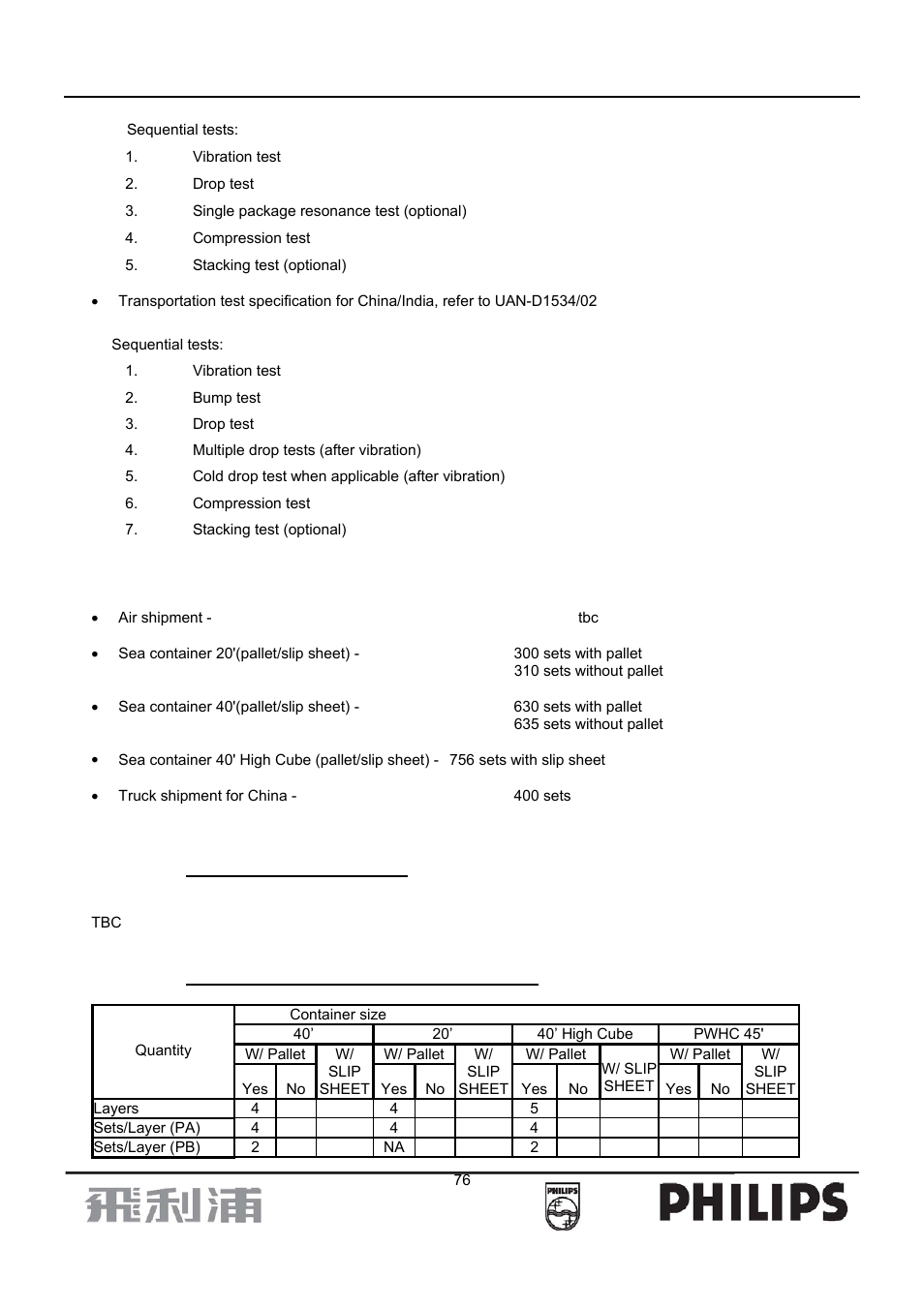 Philips 107B7 User Manual | Page 76 / 80