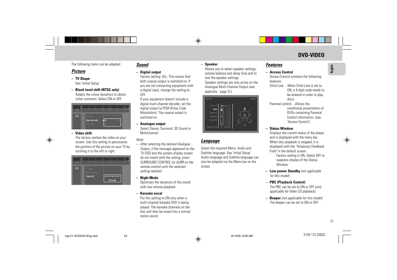 Dvd-video | Philips FW D5 User Manual | Page 23 / 42