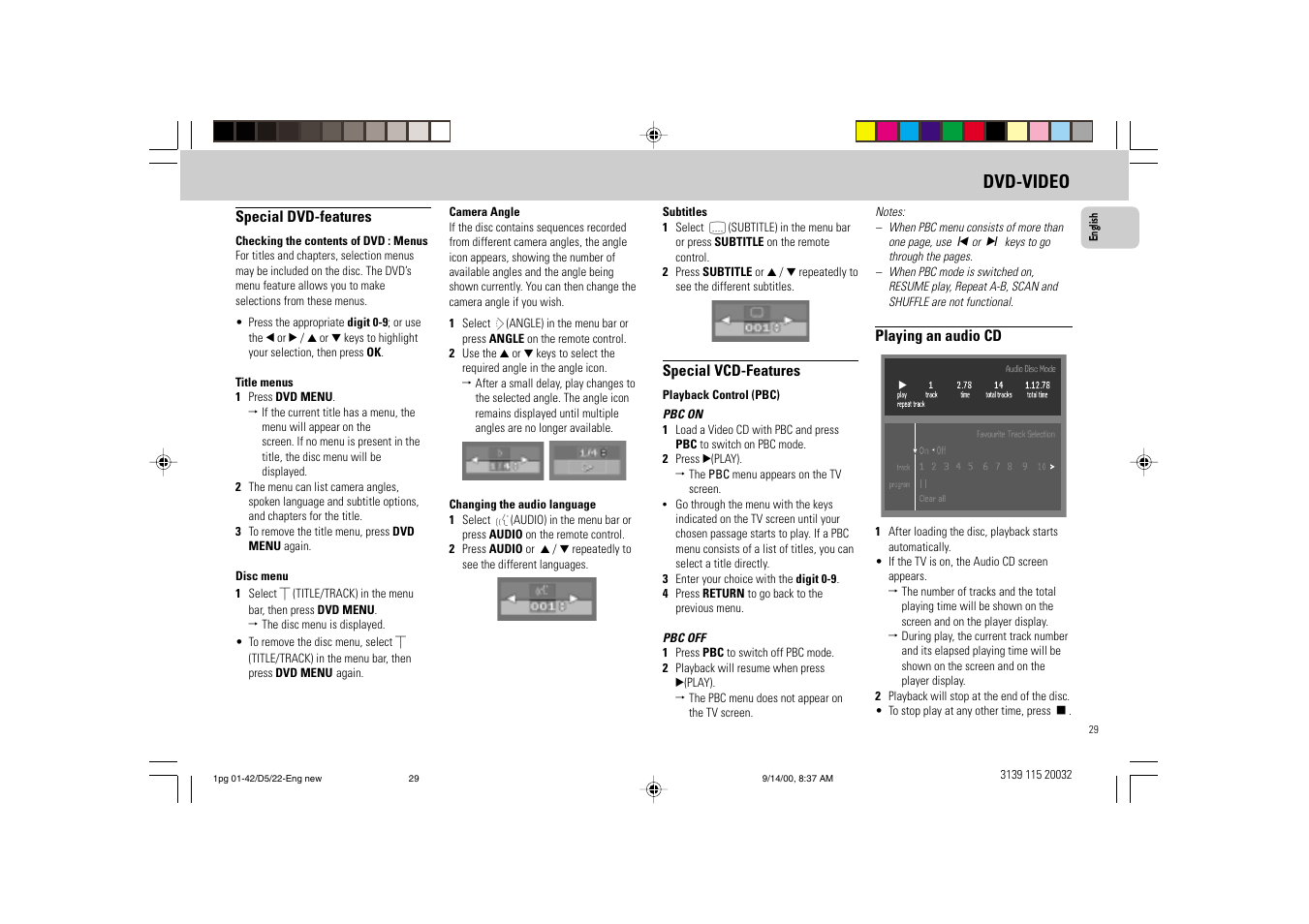 Dvd-video | Philips FW D5 User Manual | Page 29 / 42