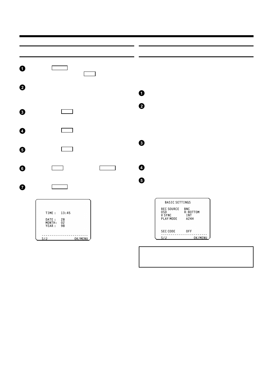 Setting the time/date on the video recorder, Basic settings | Philips TL24A5T User Manual | Page 8 / 18