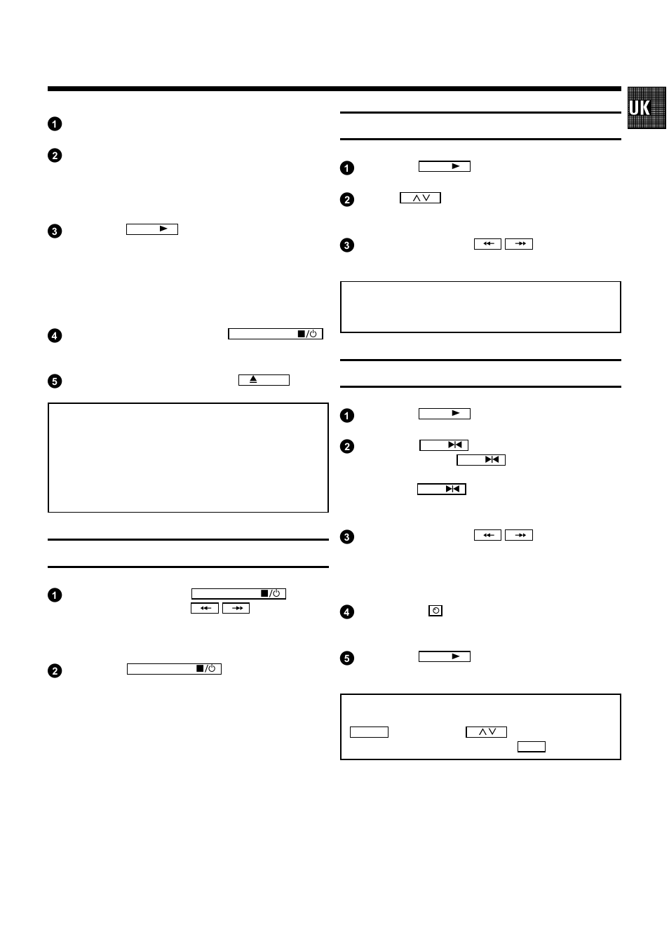 Playing a pre-recorded cassette, Fast forward and rewind, The time-lapse/picture search function | Still picture/slow motion | Philips TL24A5T User Manual | Page 9 / 18