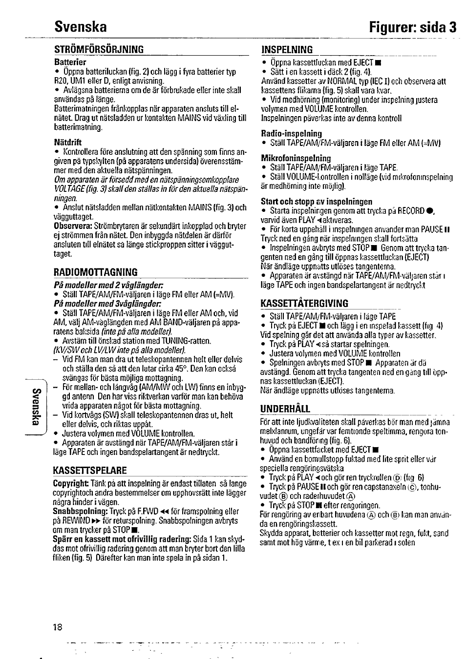 Svenska figurar: sida 3 | Philips AQ 4420 User Manual | Page 5 / 11