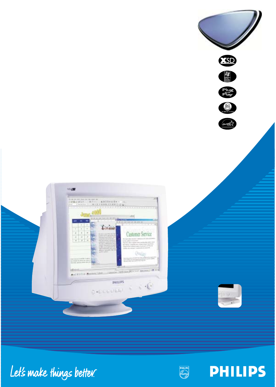 Philips 105E19 User Manual | 2 pages