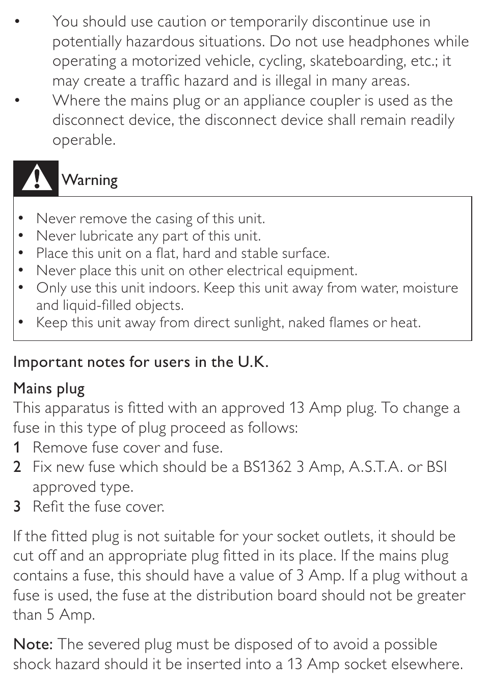 Philips AE4800 User Manual | Page 3 / 21