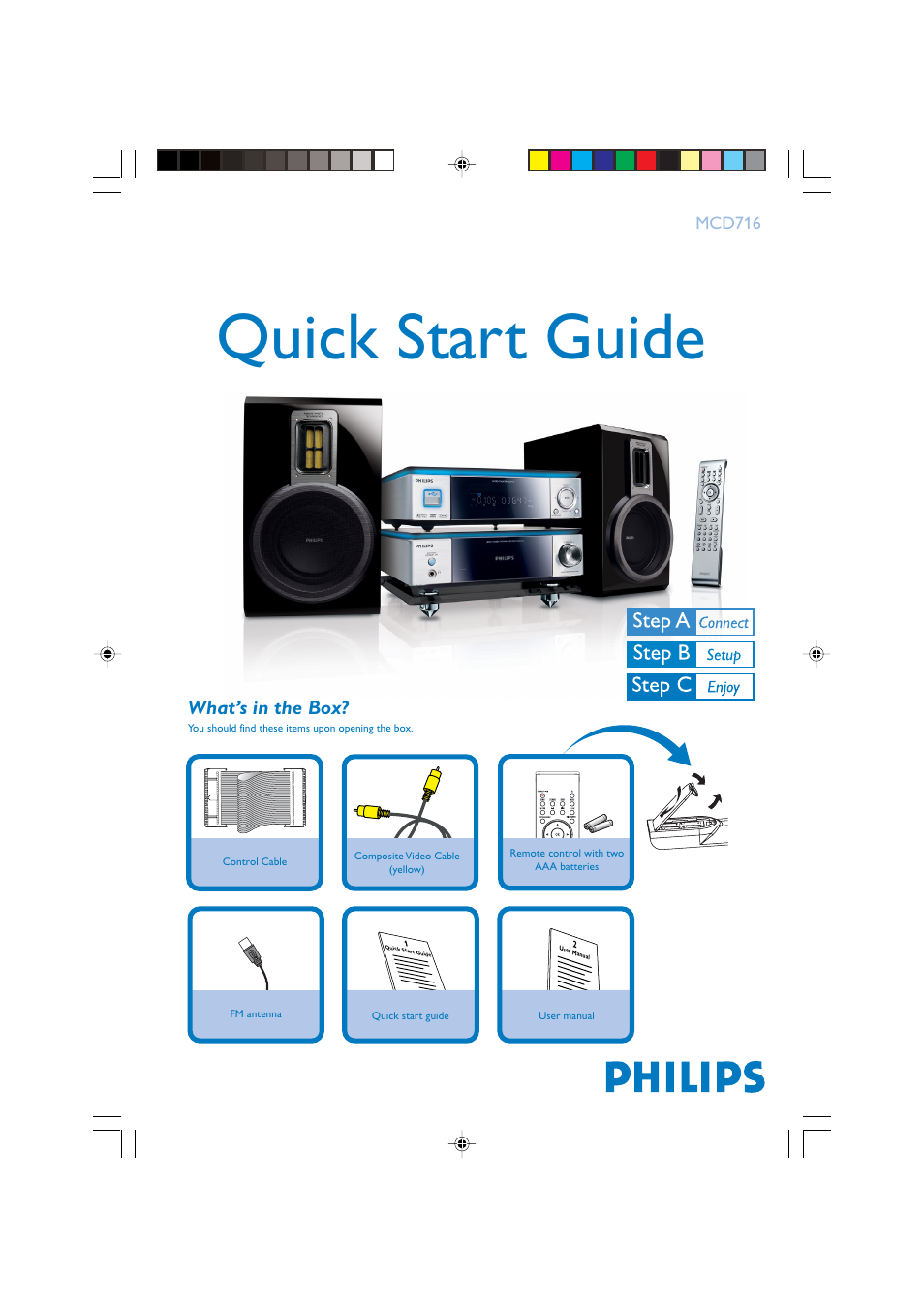 Philips MCD716 User Manual | 4 pages