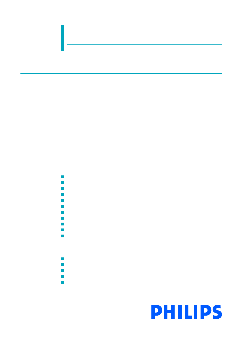 Philips TFA9843AJ User Manual | 19 pages