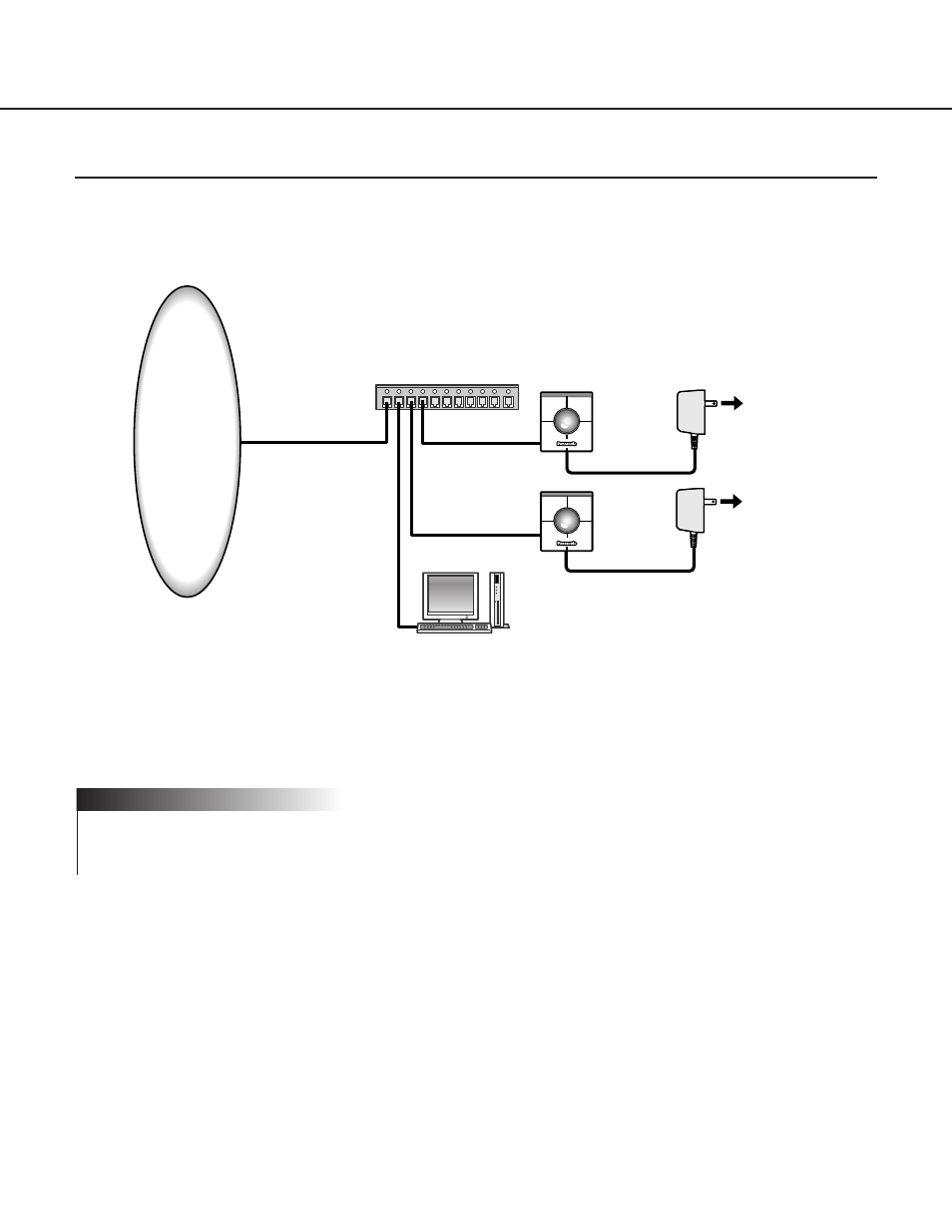 Using with an intranet (lan) (connection type 2), Using with an intranet (lan), Connection type 2) | Philips WV-NM100 User Manual | Page 13 / 76